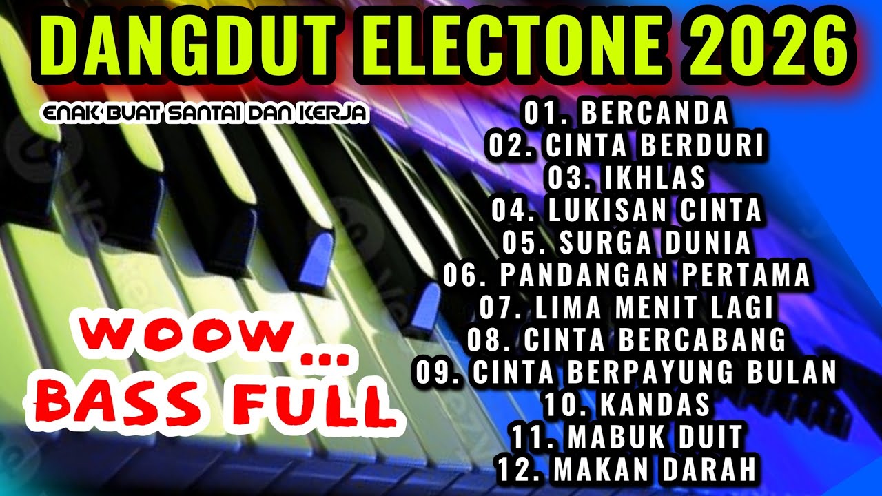 TEMBANG LAWAS DANGDUT ORGEN TUNGGAL LAGU PILIHAN-BERCANDA-CINTA BERDURI| AUDIO JERNIH BASS GLERR