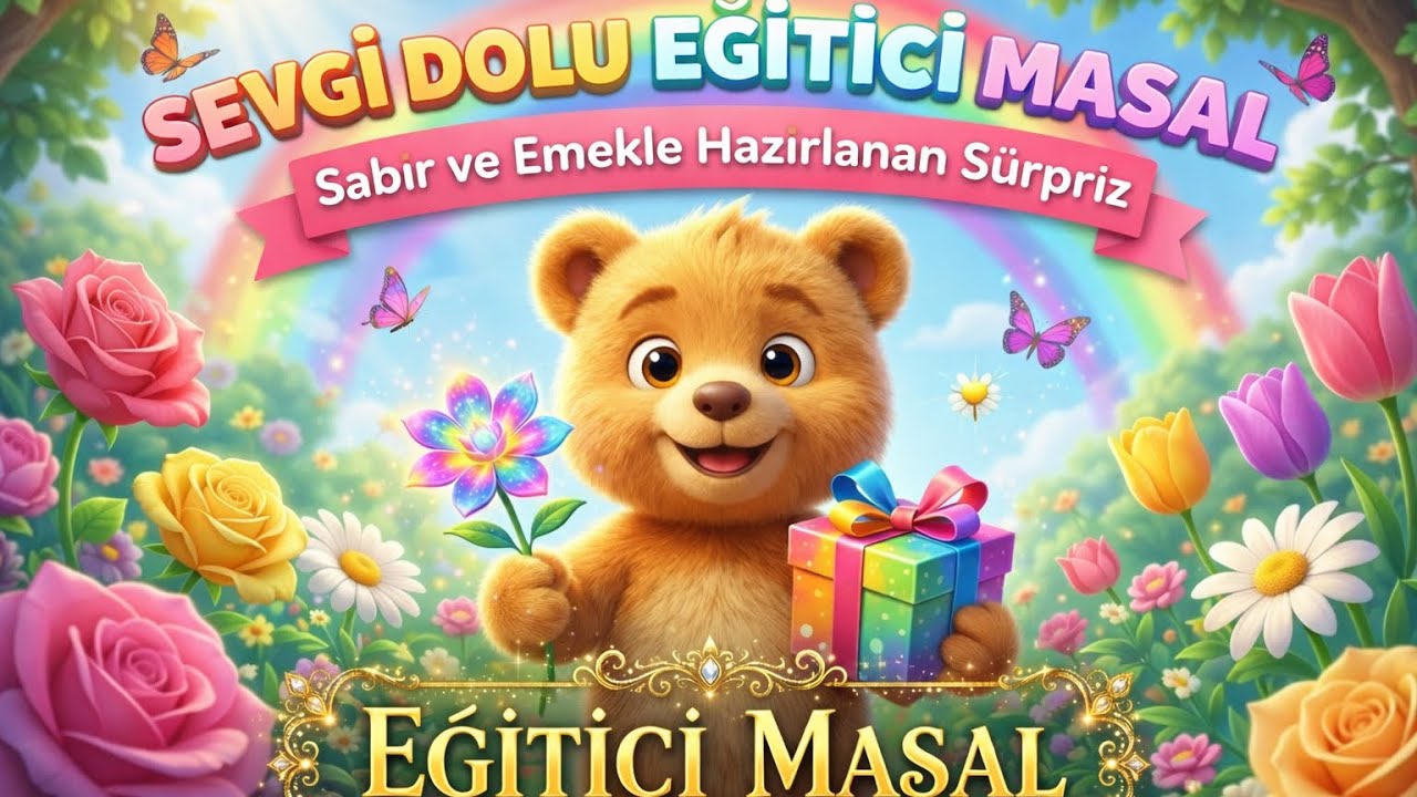 Sevgi ve Sabır Dolu Bir Masal | Eğitici Çocuk Masalı Çizgi Film 🧸🌸
