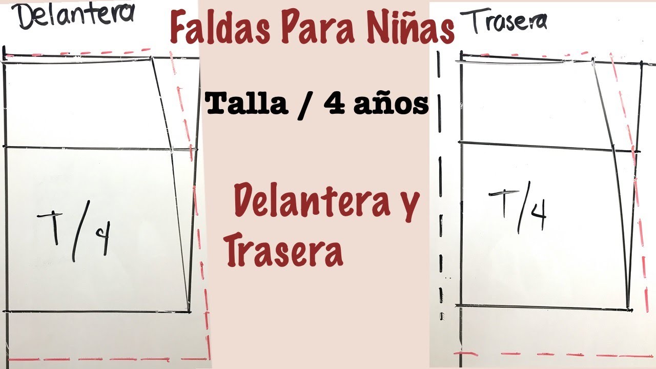 Falda Para niña Talla 4 Años