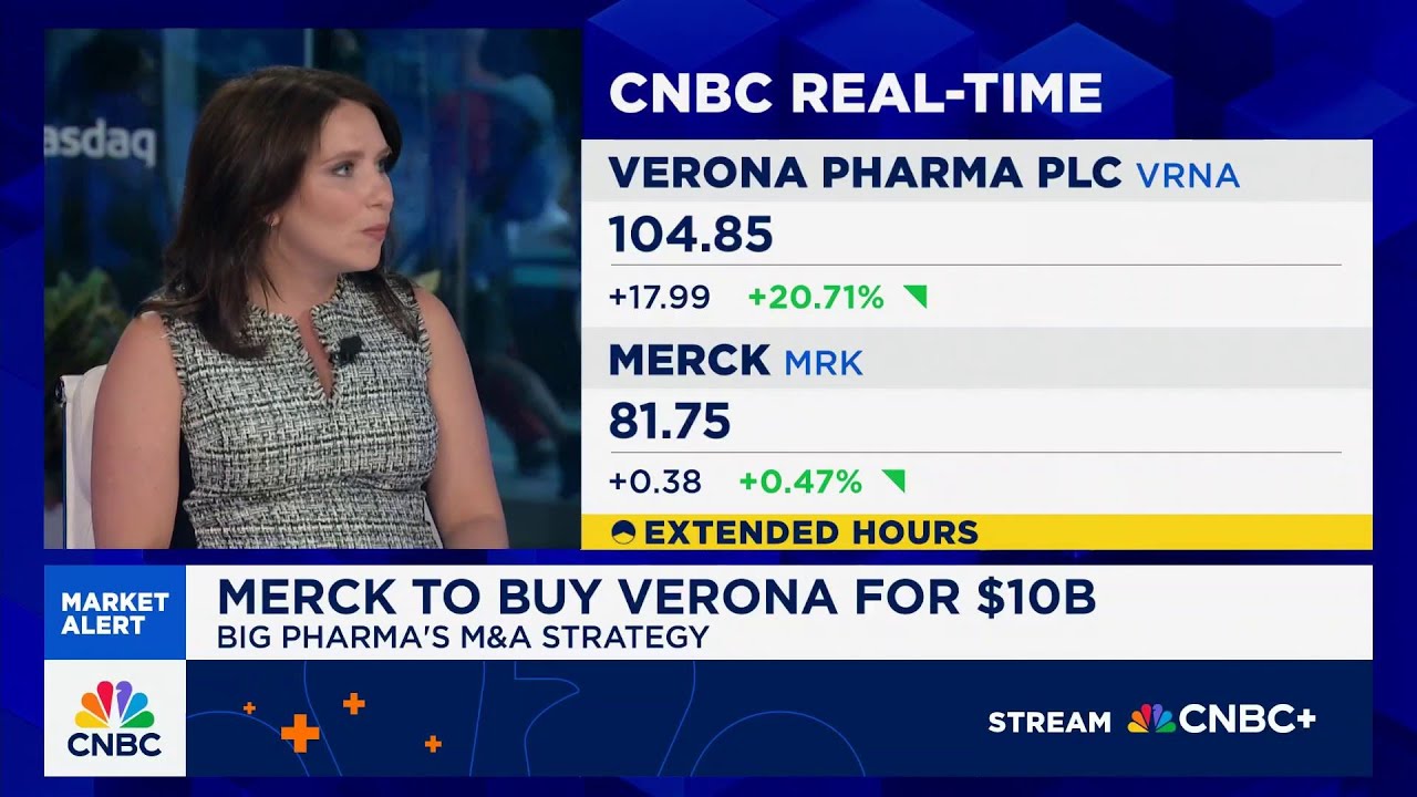 Merck to buy Verona for $10 billion ahead of Keytruda patent expiration