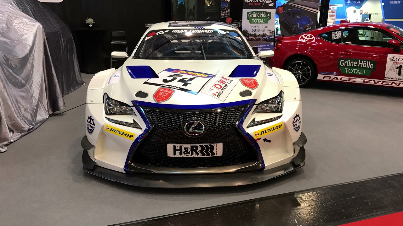Lackas Lexus booth & 2017 Lexus RC F GT 3 at the Essen Motor Show 2016 (4k)