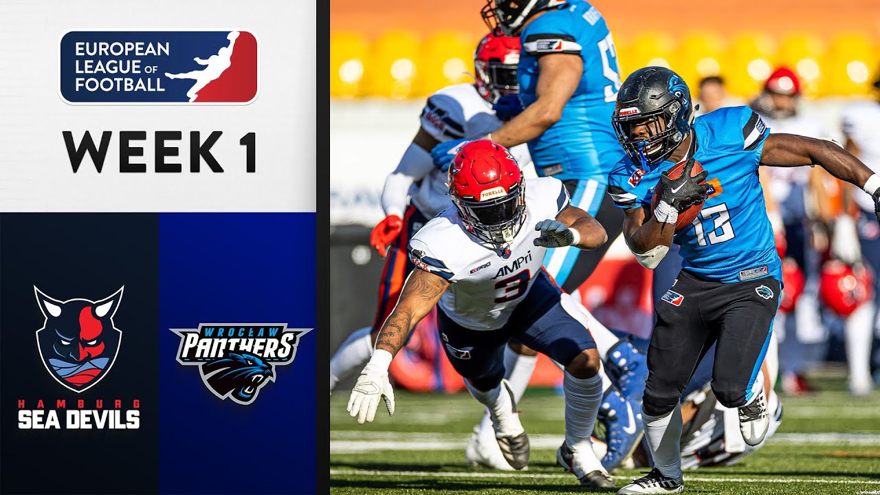 Hamburg Sea Devils @ Wroclaw Panthers Highlights | Week 1 | Season 2023