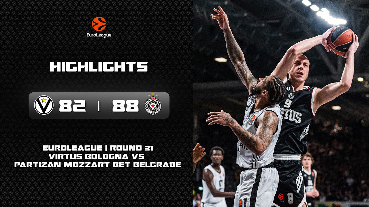 Euroleague, Round 31 | Highlights Virtus Bologna-Partizan Mozzar Bet