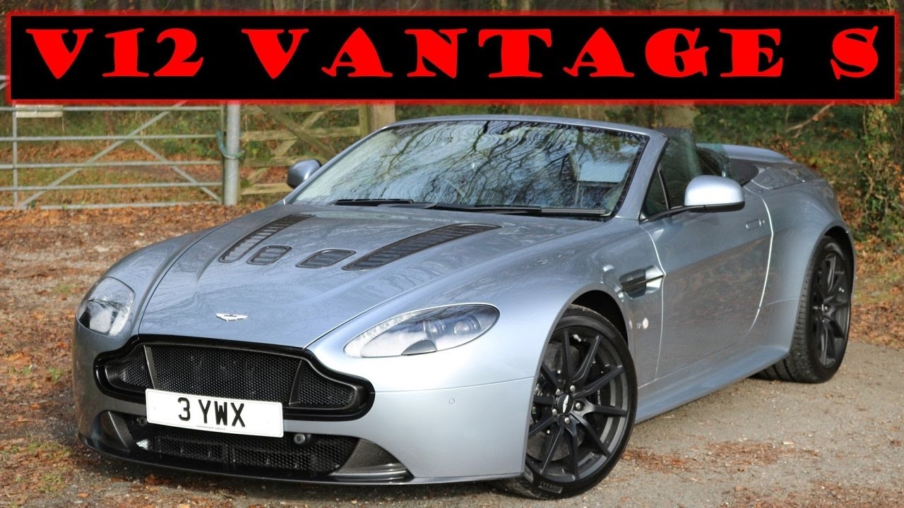 Aston Martin V12 Vantage S Roadster  - WHEEL SPIN IN 3rd GEAR !!!