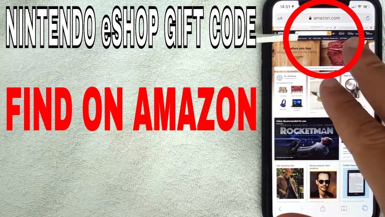✅  How To Find Nintendo eShop Gift Card Code Purchased On Amazon 🔴