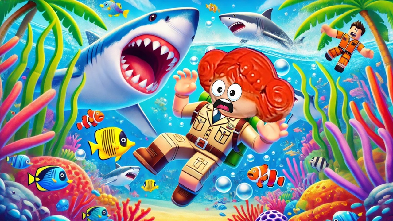 الهروب من حديقة الحيوانات المرعبة الشرير في لعبة roblox !!