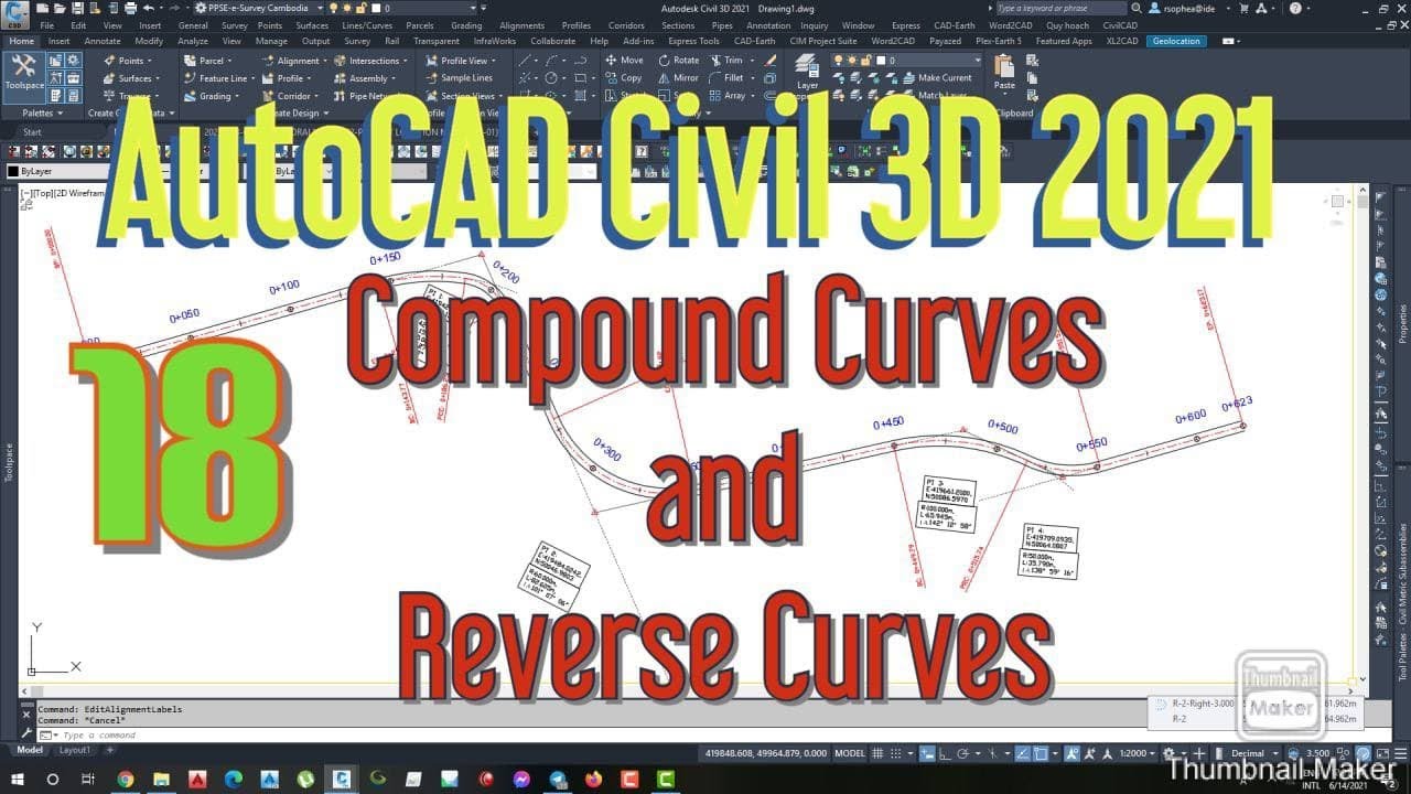 Compound Curves and Reverse Curves