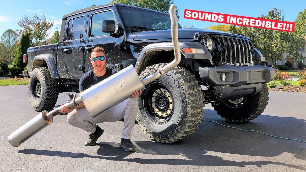 I STRAIGHT PIPED My Brand New $40,000 JEEP GLADIATOR With a Sawzall... Sounds EXACTLY Like a GTR!!!