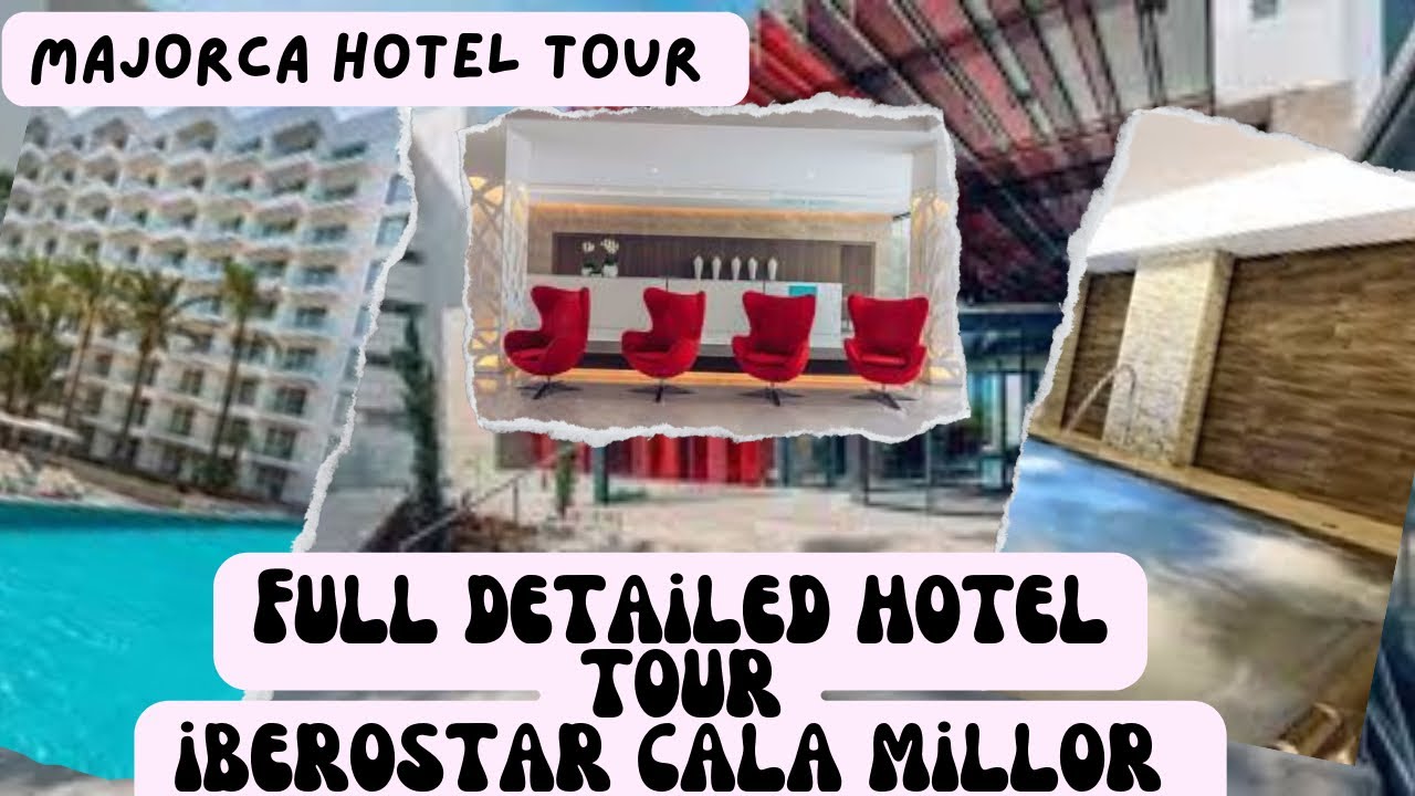 A full hotel, room and food tour of the Iberostar hotel in cala millor