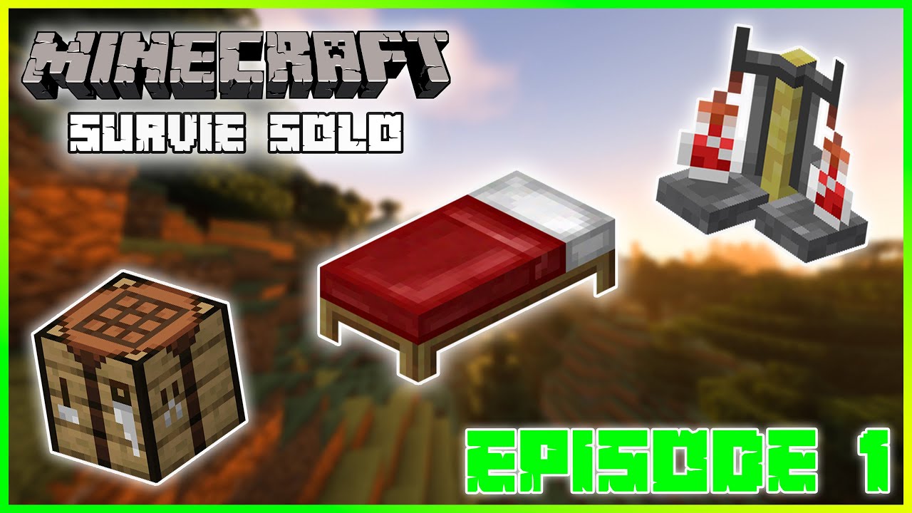 Minecraft | Survie Solo - Épisode 1 (Un peu la galère)