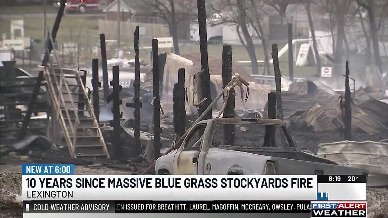Ten years later: Blue Grass Stockyards fire remembered as one of Lexington’s largest