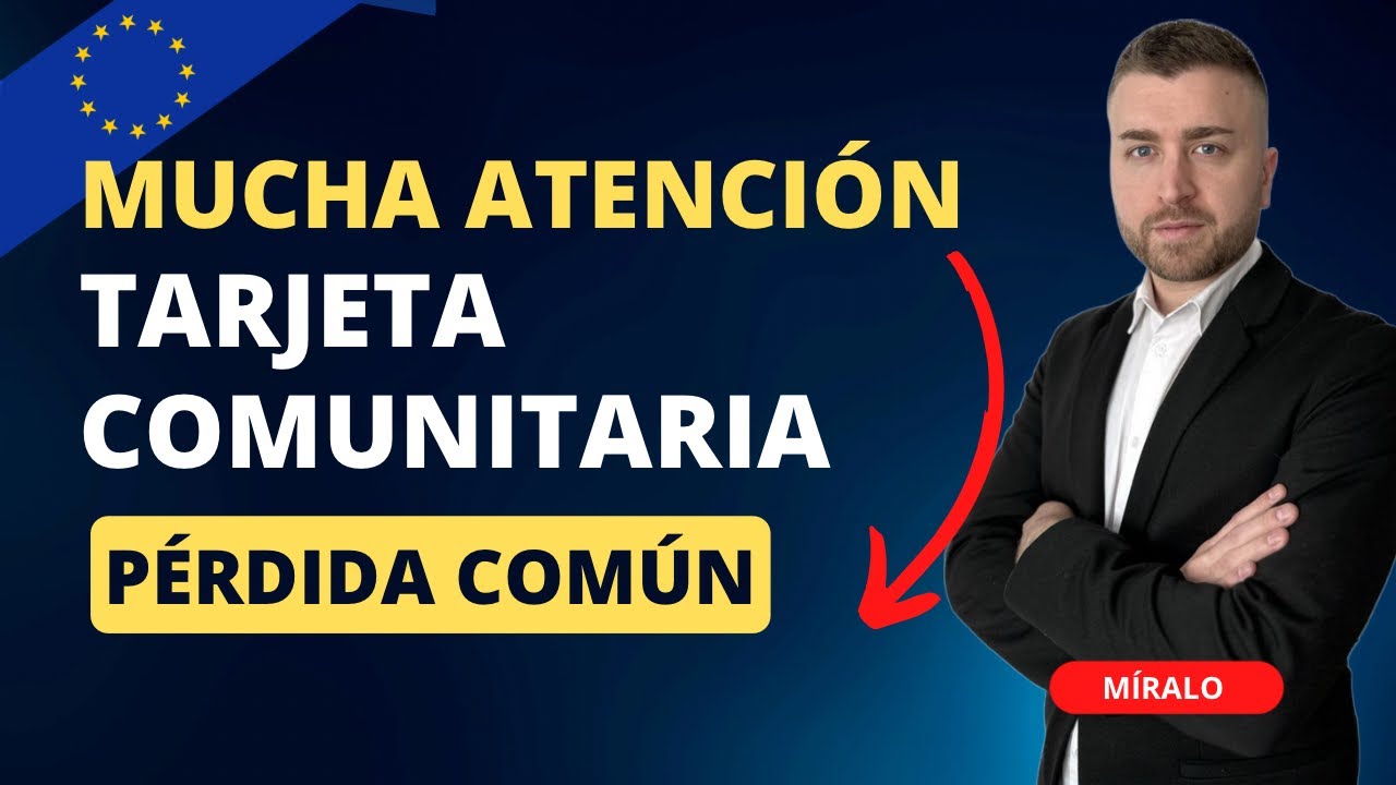 ATENCIÓN SI TIENES TARJETA COMUNITARIA
