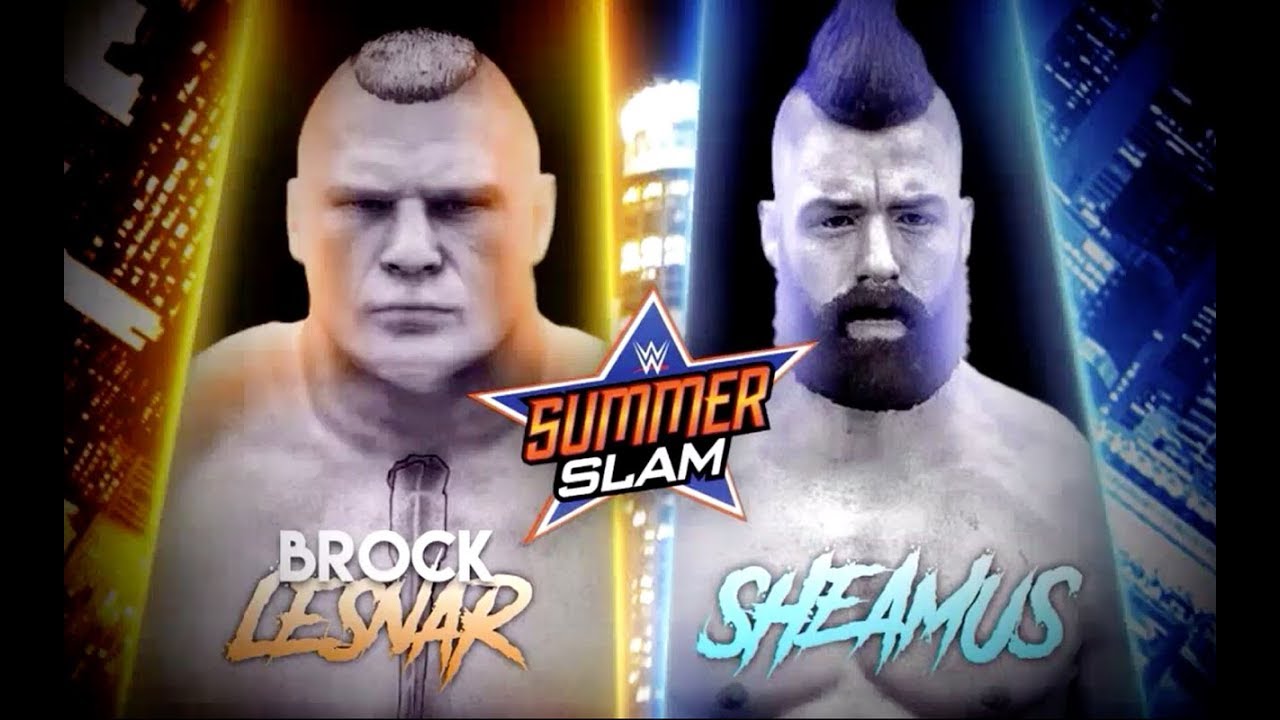 WWE 2K18: Брок Леснар против Шеймуса — Summerslam (Промо и матч)