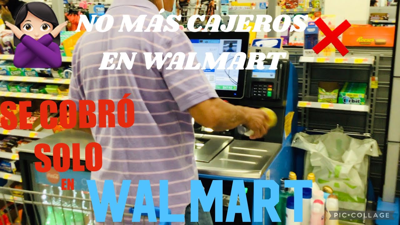 ASI SON LOS CAJEROS DE WALMART EN 🇺🇸 Estados Unidos/ME COBRE SOLO EN WALMART