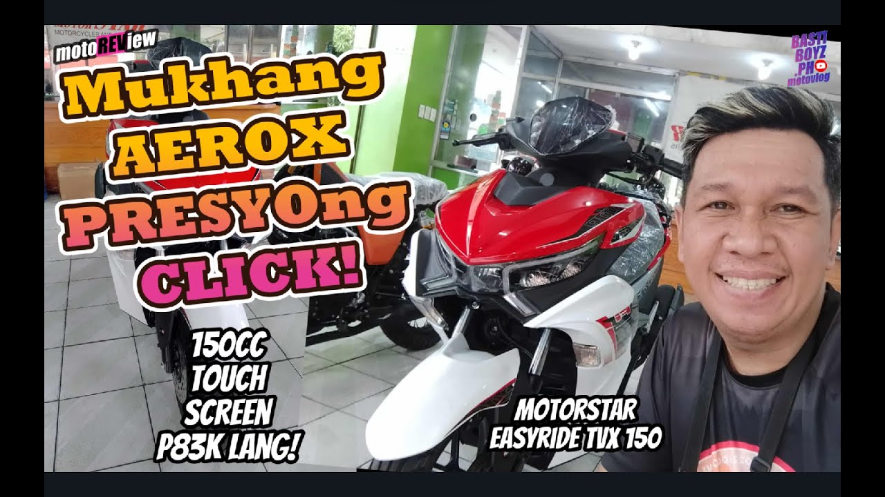 NEW MOTORSTAR EASYRIDE TVX 150 REVIEW l AEROX LOOKALIKE l EASYRIDE TVX 150 l MURANG MAXI SCOOTER