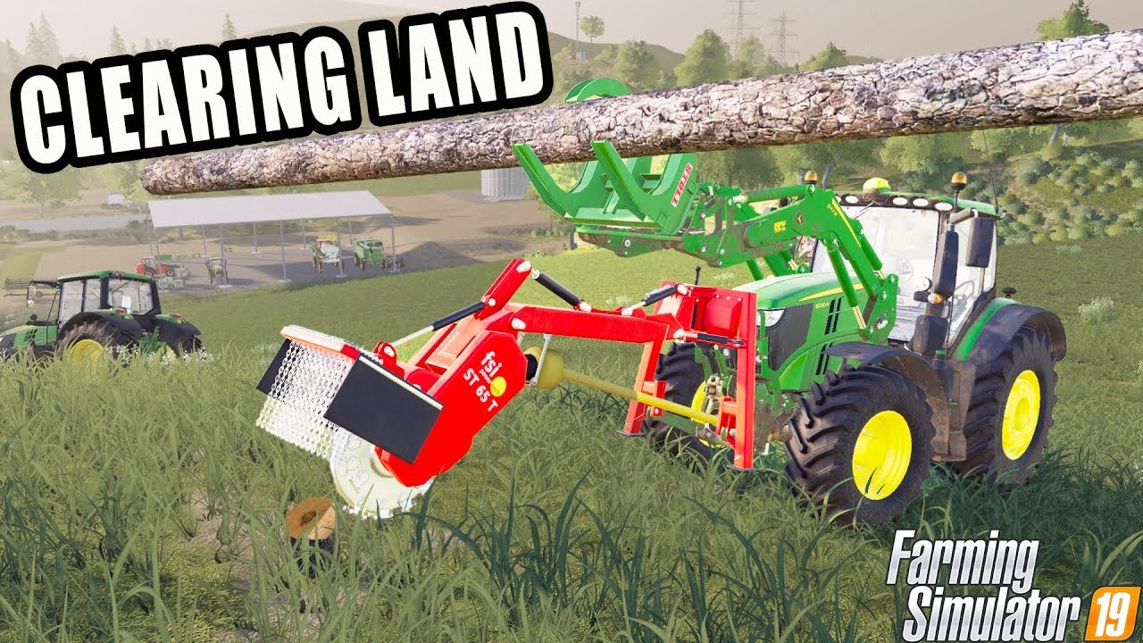 TURNING FOREST INTO FIELDS WITH JOHN DEERE 6R | RAVENPORT #7 | FARMING SIMULATOR 2019