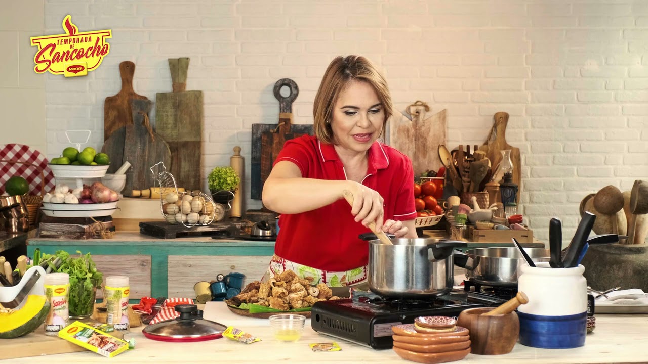 MAGGI- Mofongo con Sancochito y Carnita con Jacqueline Henríquez