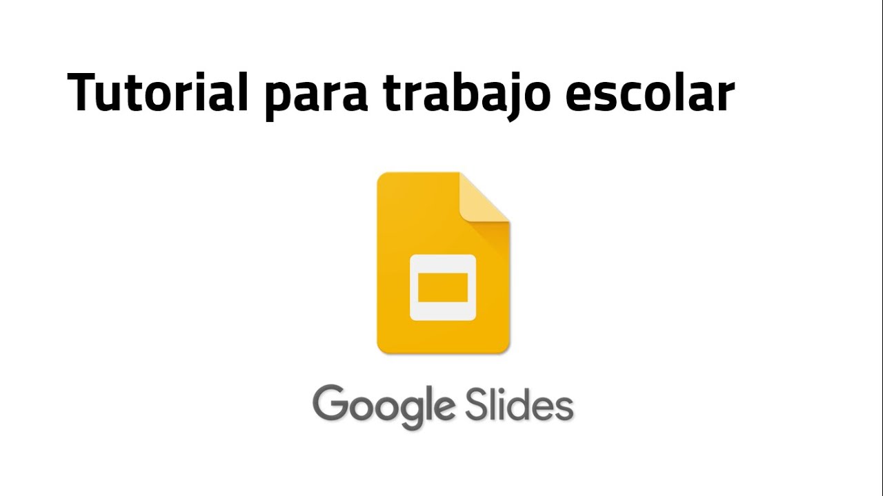 Tutorial Google Presentaciones