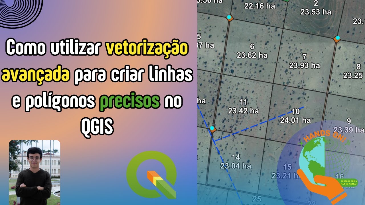 Como utilizar vetorização avançada no QGIS
