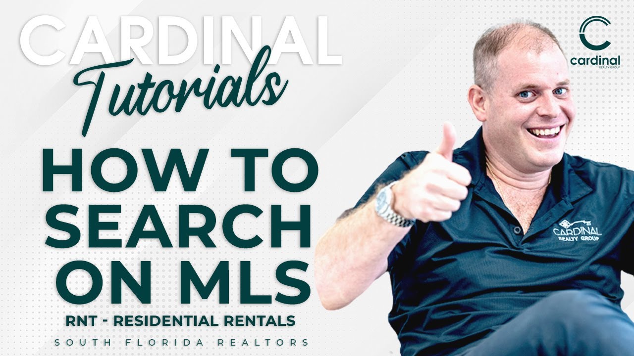 How to Find Rentals on your local MLS (Florida Realtors) - Cardinal Tutorials