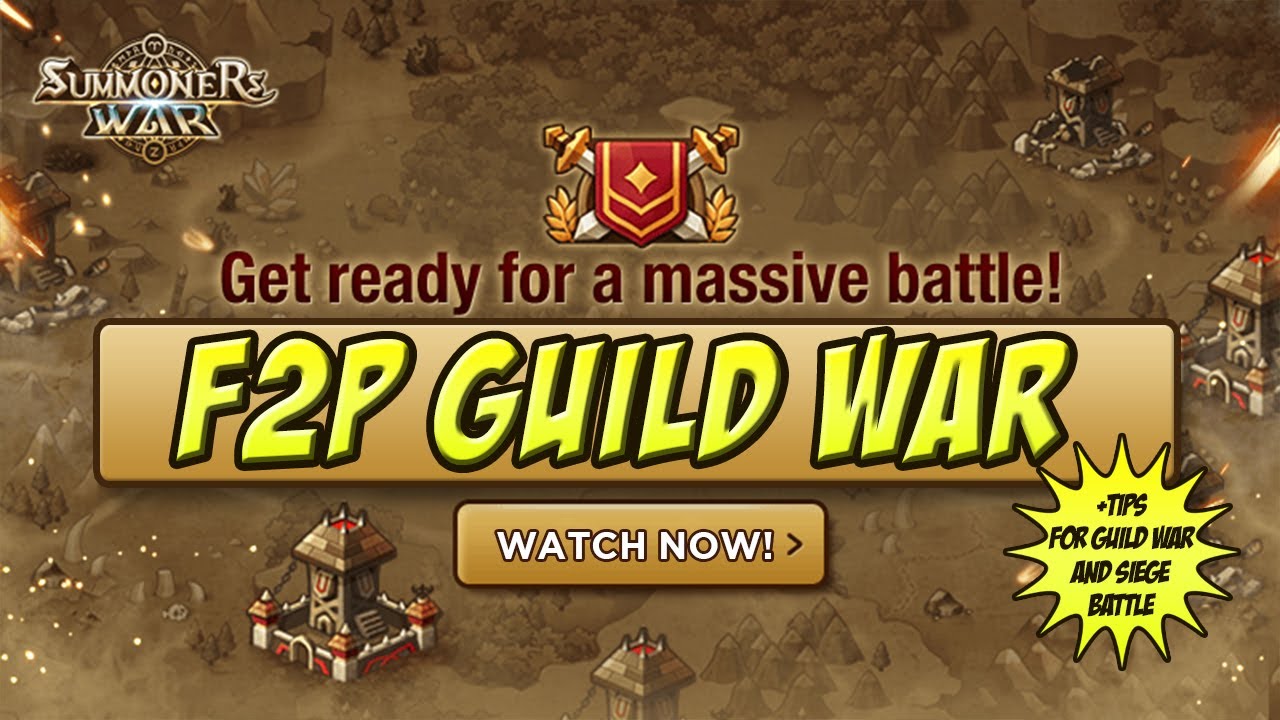 SUMMONERS WAR: F2P GUILD WAR UNITS + TIPS IN GUILD WAR AND SIEGE