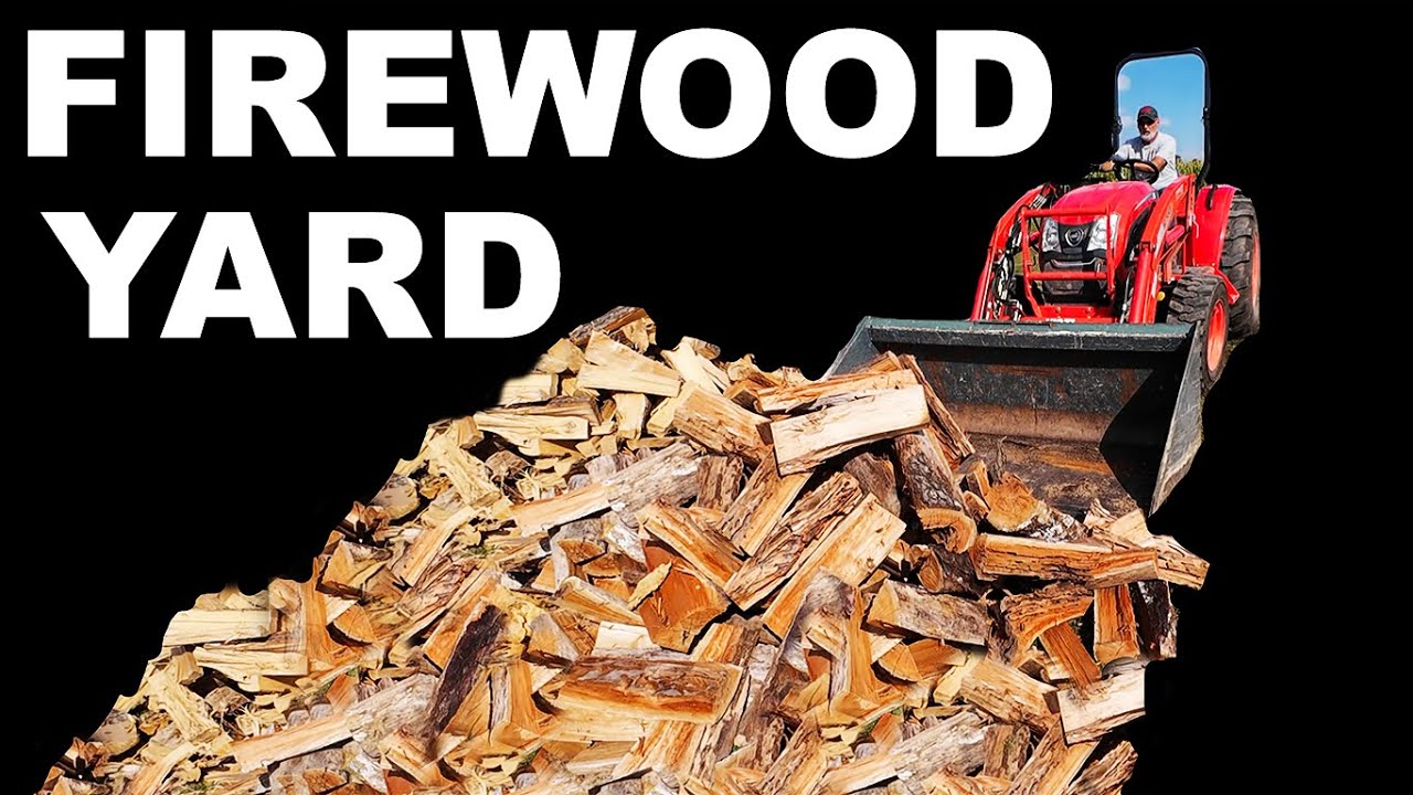 IN THE WOODYARD... FIREWOOD PRODUCTION CLEAN UP!