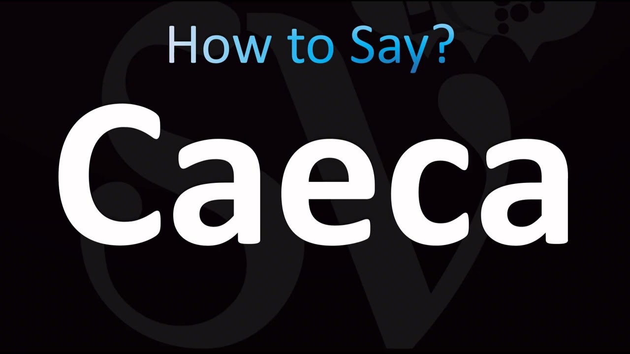 Как произносить Caeca (ПРАВИЛЬНО!)