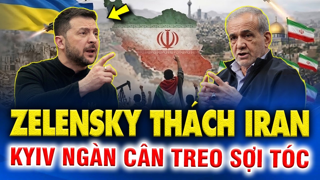 Zelensky Khiêu Khích Iran, Nga Đồng Loạt Tấn Công Kiev – Ukraine Đối Mặt Canh Bạc Nguy Hiểm