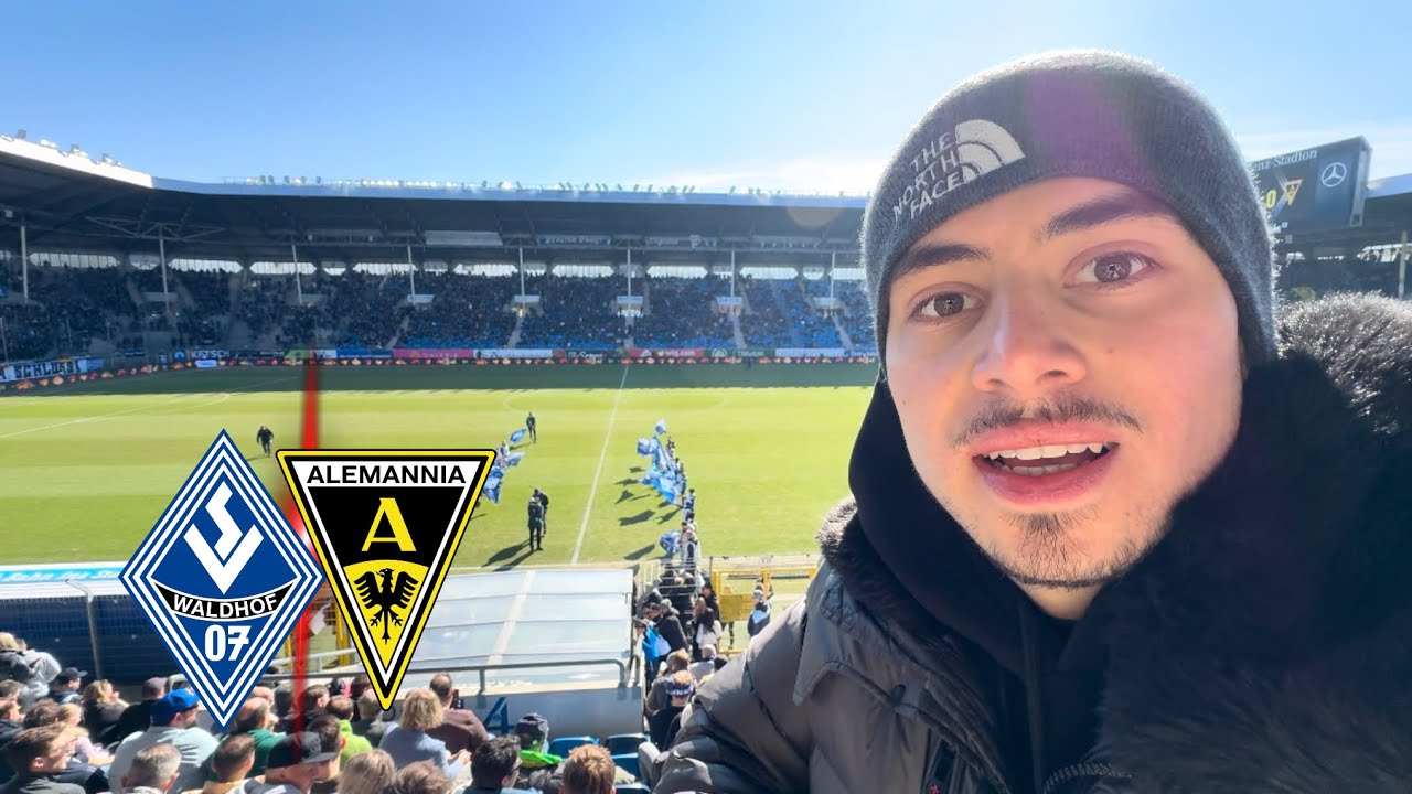 ICH BESUCHE ein SCHÖNES SPIEL IN DER 3.LIGA🔥|Abstiegskampf🧨| SV WALDHOF MANNHEIM vs ALEMANNIA AACHEN