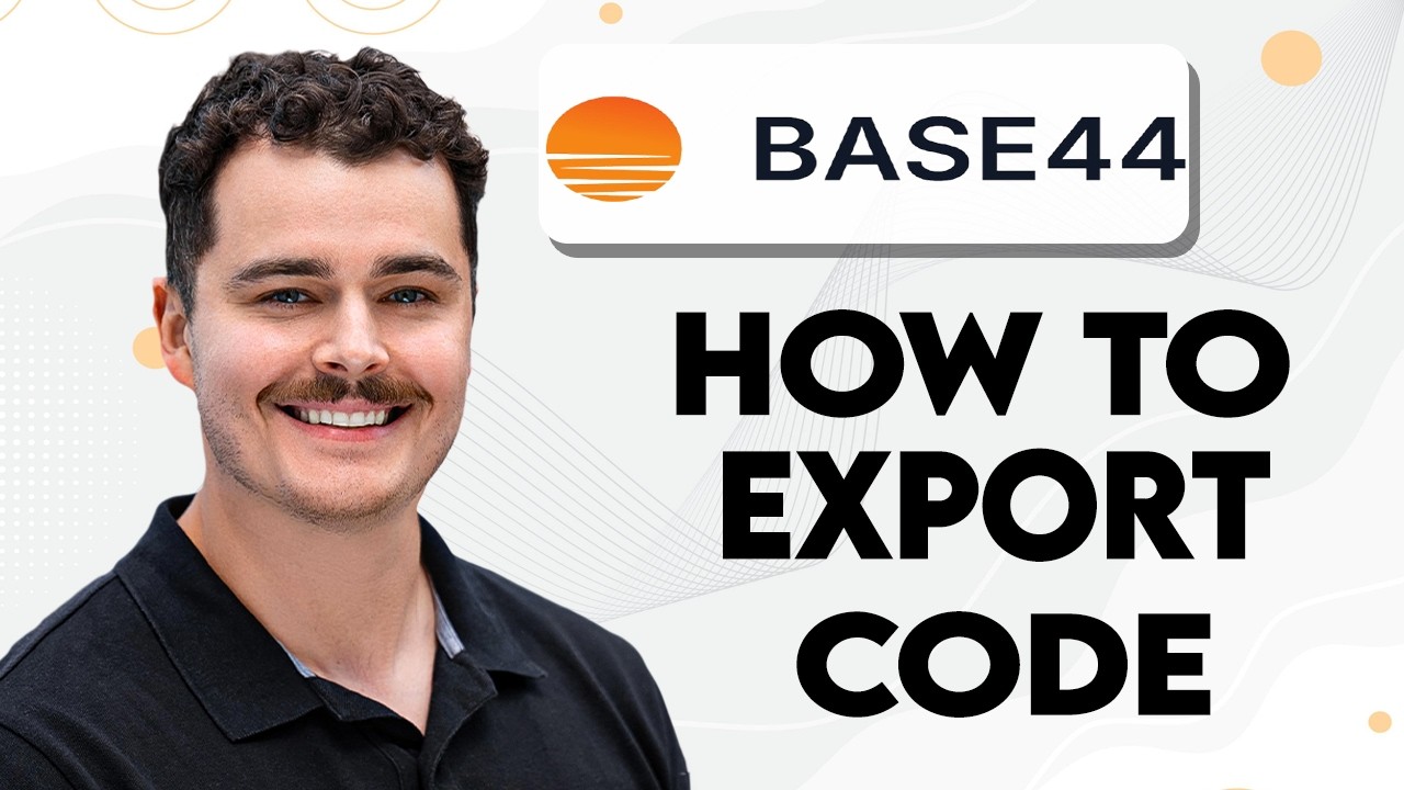 Как экспортировать код из Base44 [Руководство 2026 года]