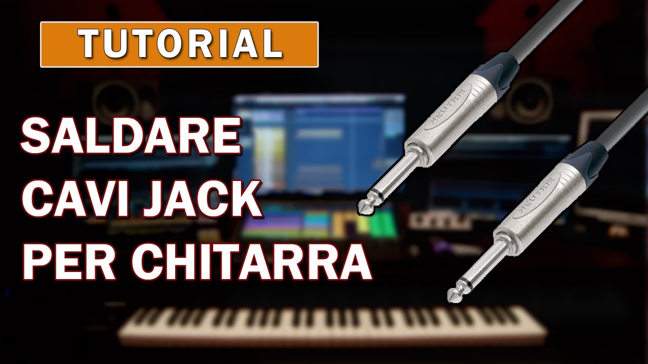 Saldare CAVO JACK per chitarra