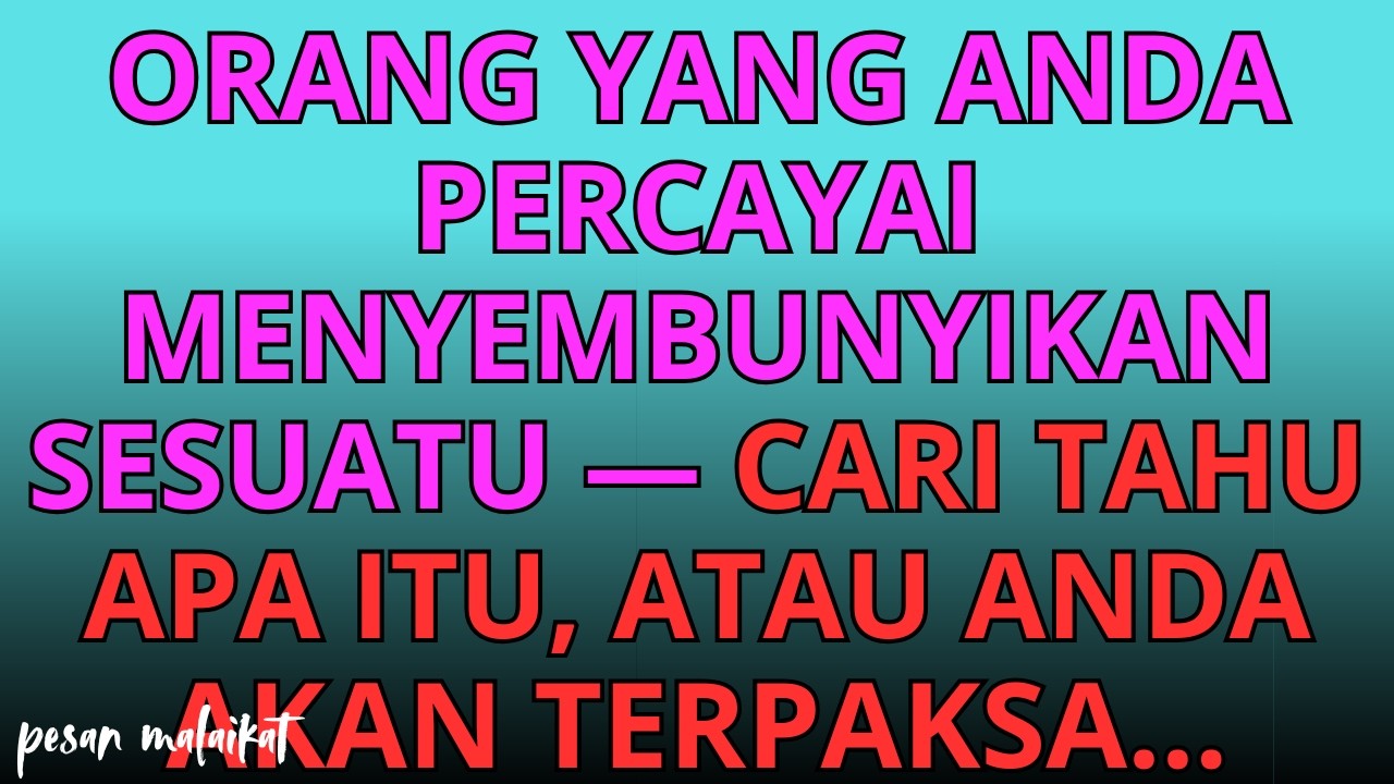 💌Orang yang Anda percayai menyembunyikan sesuatu — cari tahu apa itu, atau Anda akan terpaksa...