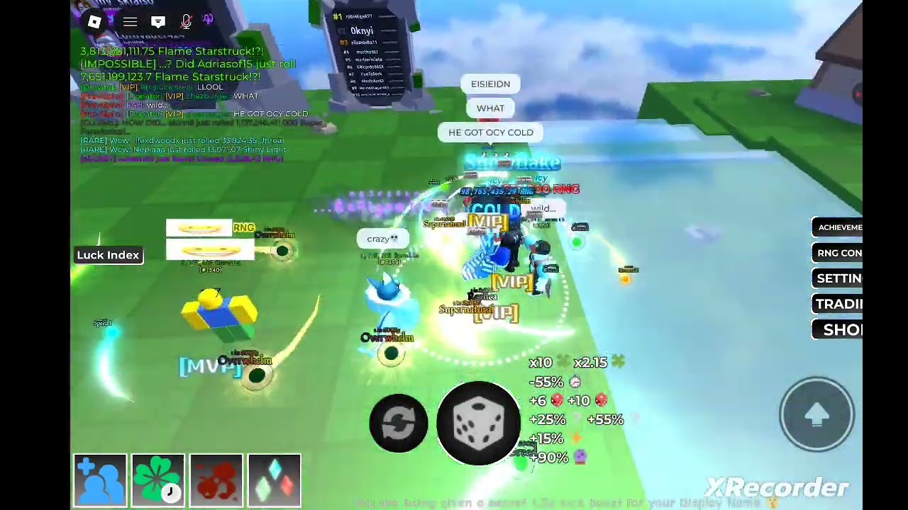 ROLLING ICY COLD 2# IN NORMAL CLOVER ROLL IN FORTUNES END(8.8QD SRNG)