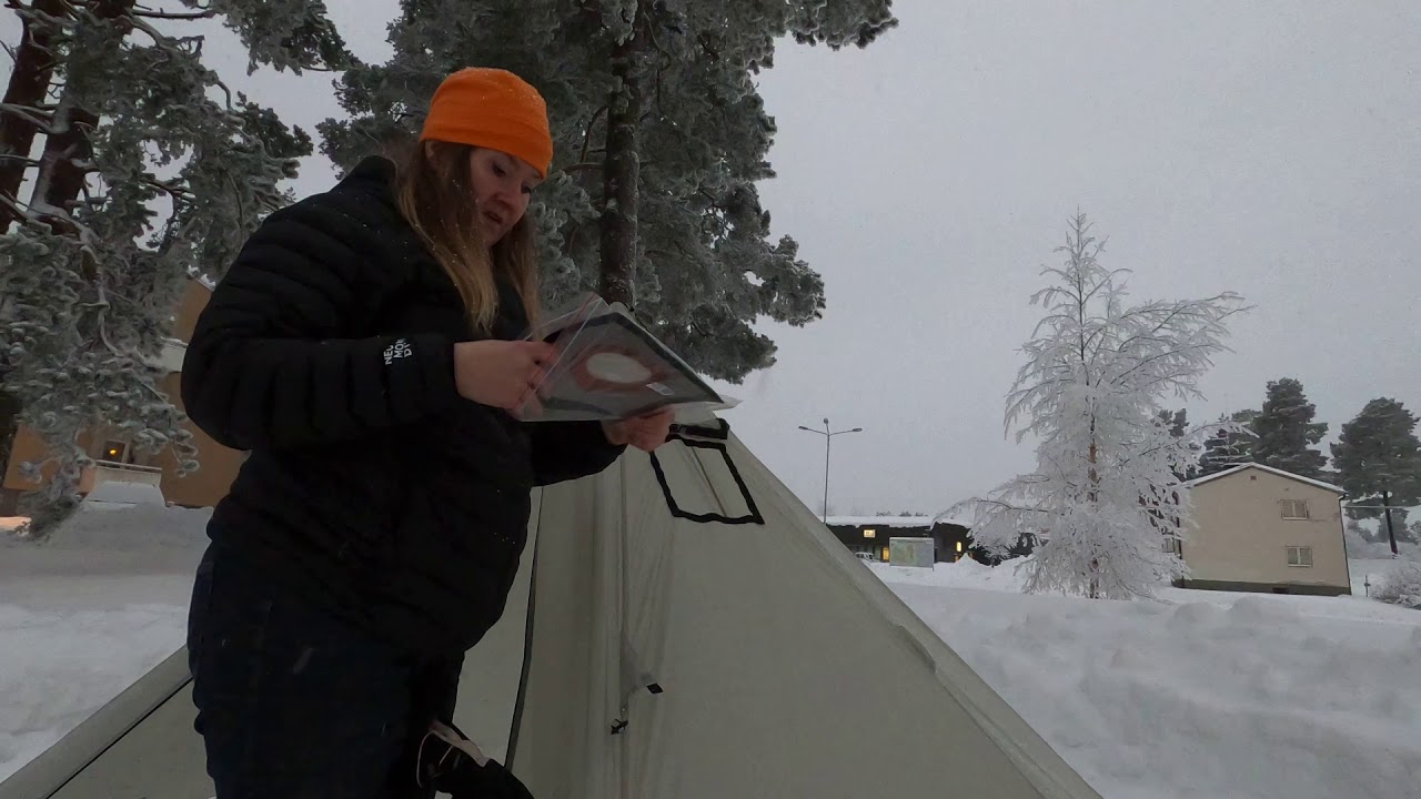 059. Test av tält och kamin (English subtitles)