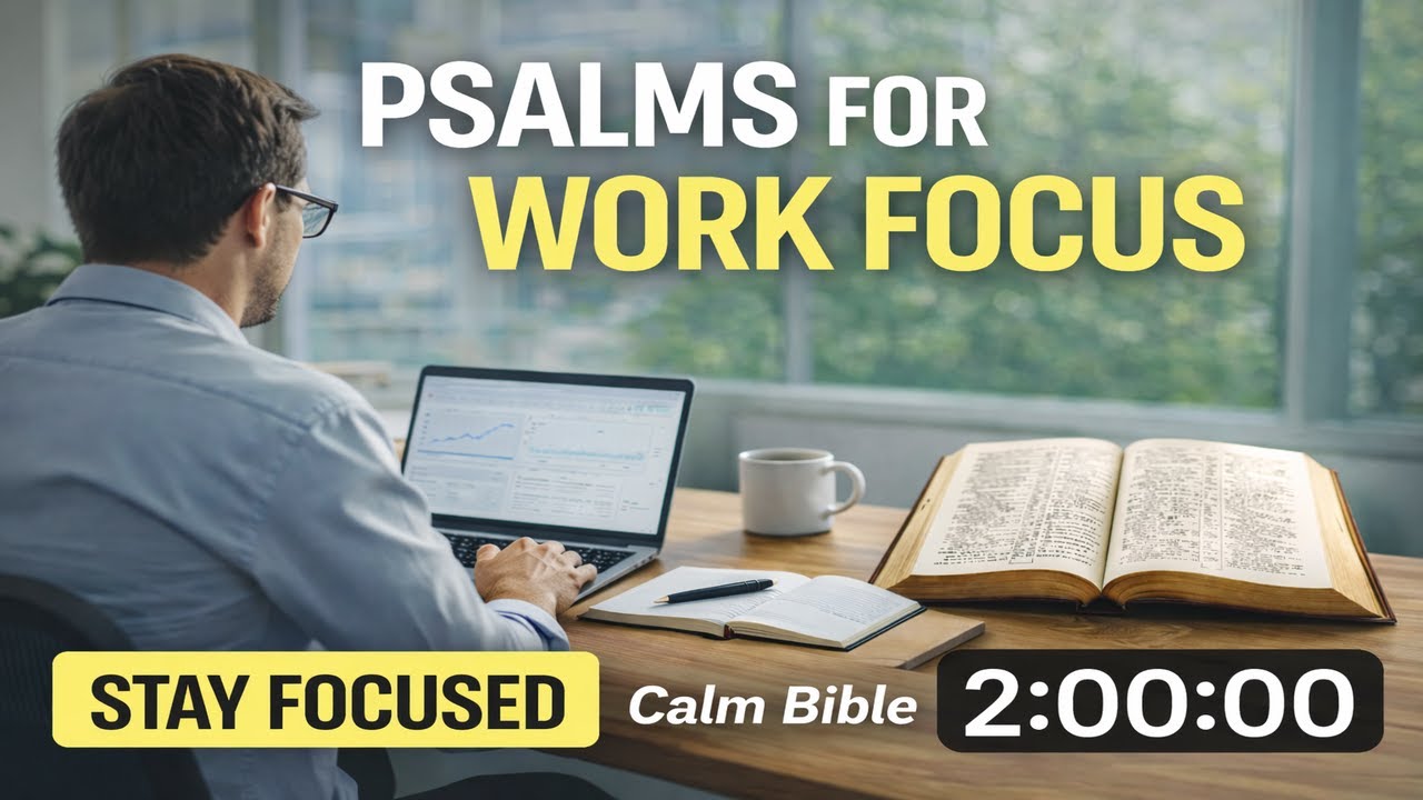 Deep Focus & Productivity with Psalms | Peaceful Bible Reading