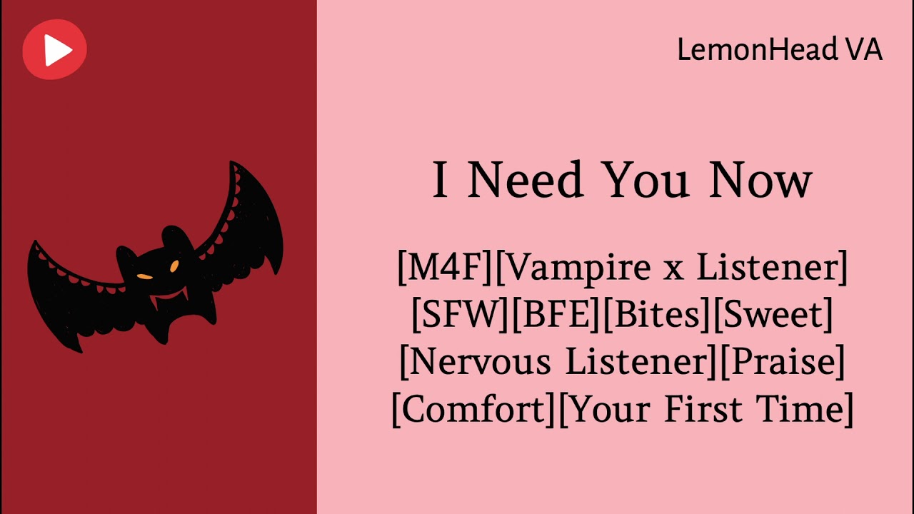Vampire Boyfriend Needs You [M4F ASMR Roleplay] [Vampire x Listener] [Wholesome]