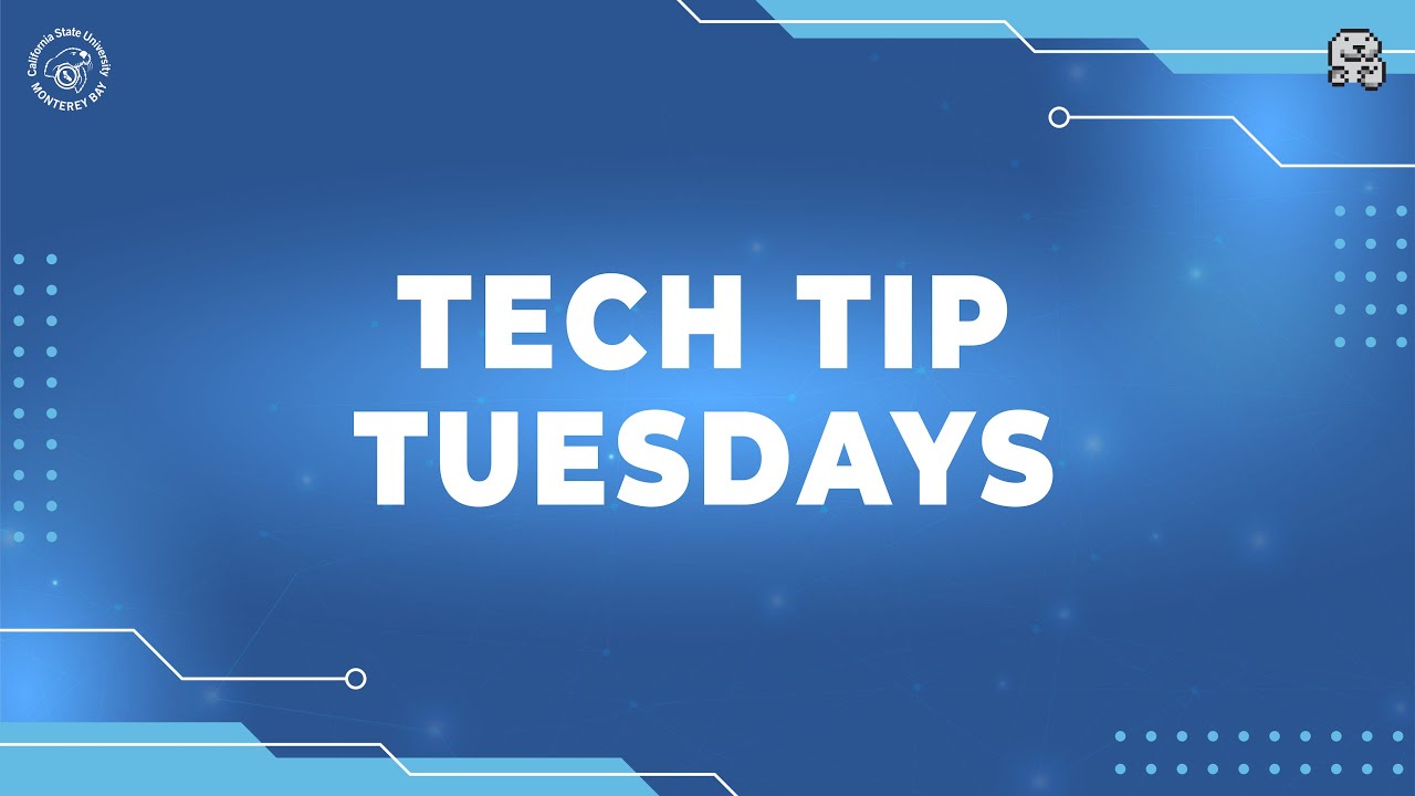 Tech Tip Tuesday Ep33: How to give constructive course evaluations!