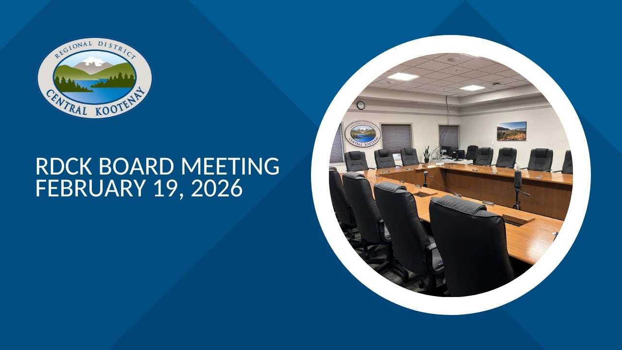 Regional District of Central Kootenay Board Meeting - February 19, 2026