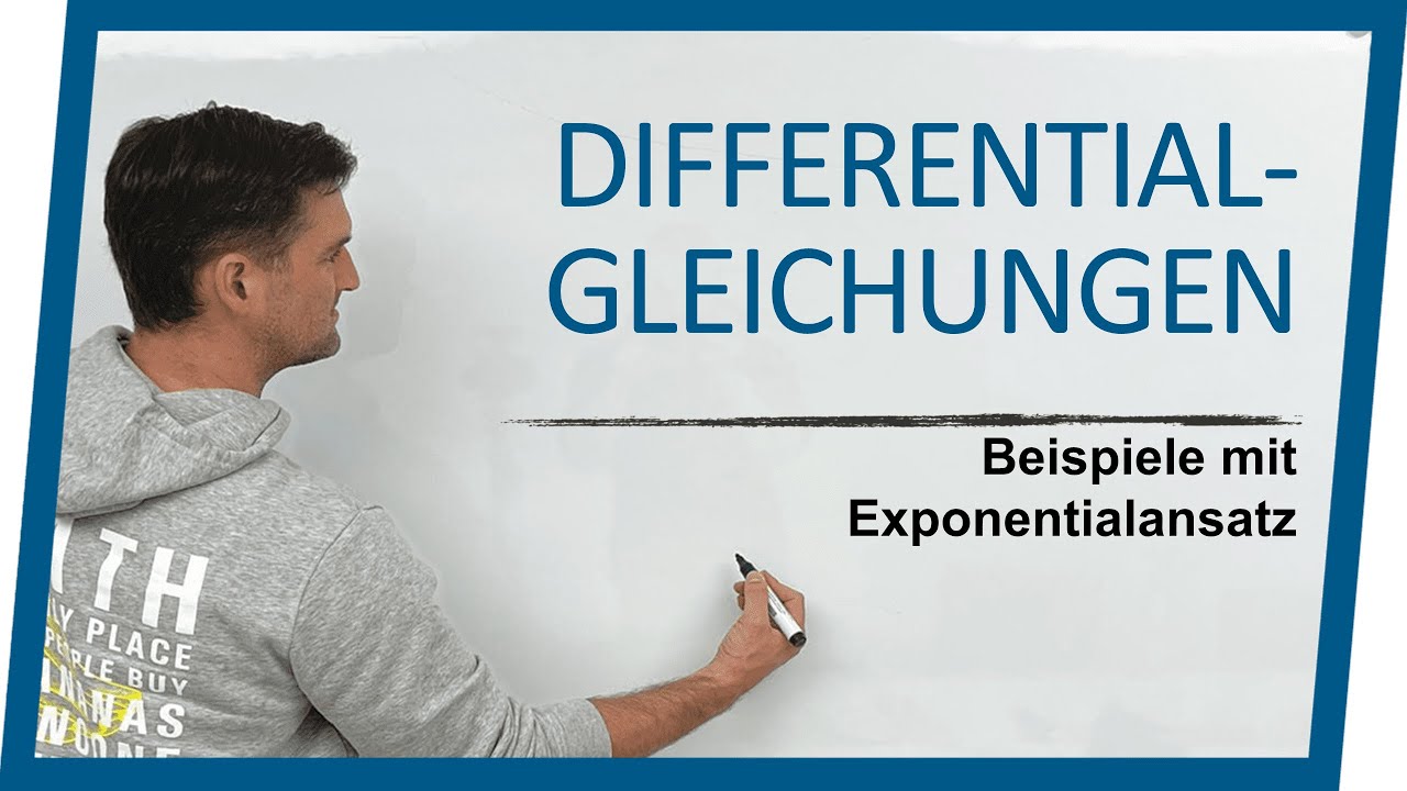 Differentialgleichung lösen | Exponentialansatz 2 Beispiele | Mathe by Daniel Jung