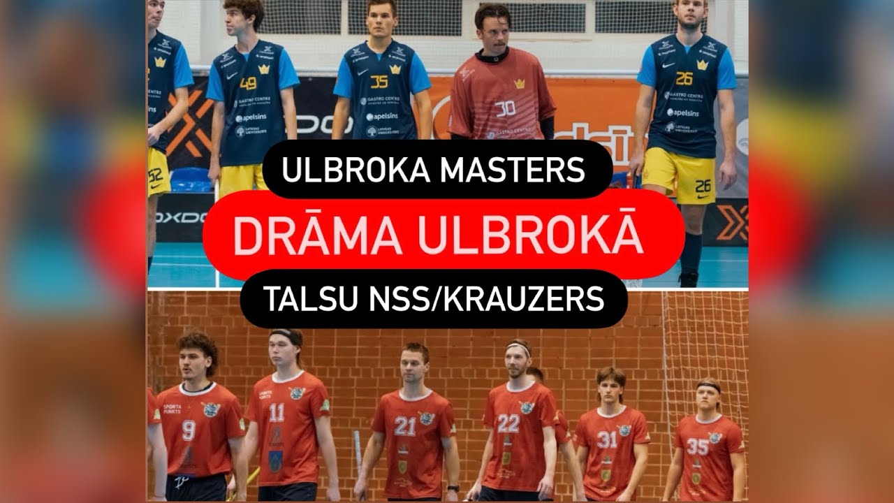 Drāma Ulbrokā | Talsu Krauzers atspēlē 3 vārtu deficītu un uzvar Ulbroka Masters