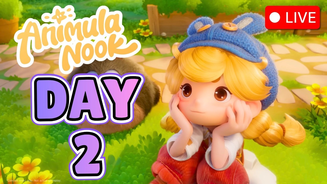 🔴LIVE: I FORGOT WHAT THE REAL WORLD LOOKS LIKE ALREADY | Animula Nook Day 2