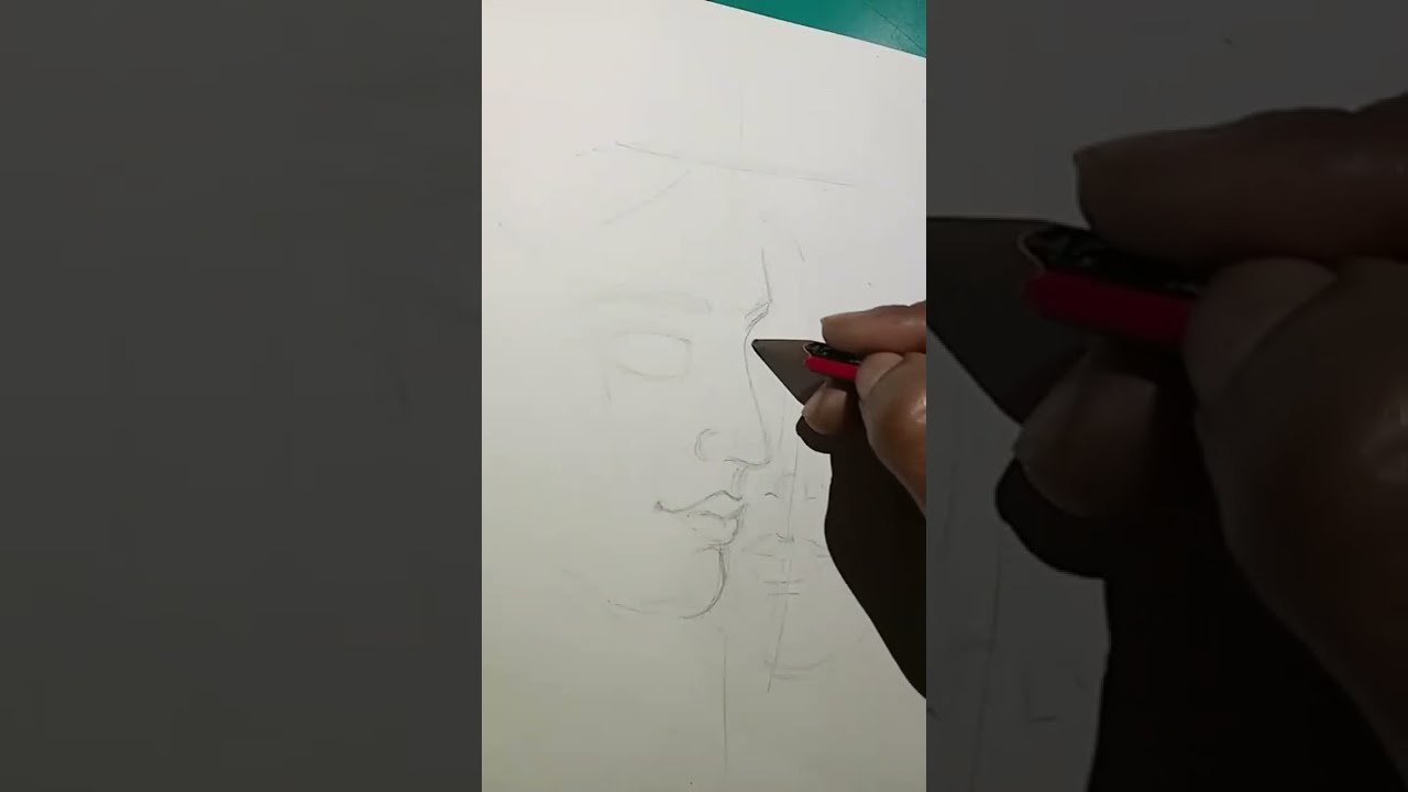 how to draw Radha Krishna ji sketch step by step with charcoal pencil