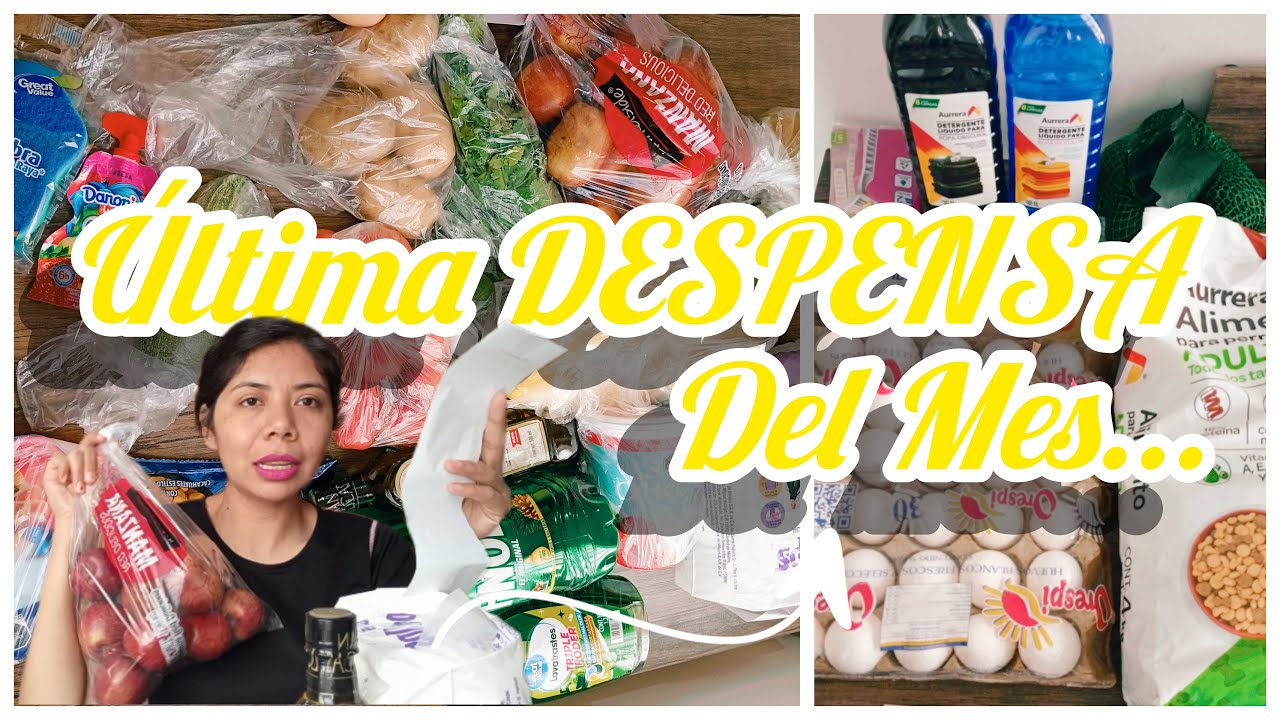 Última DESPENSA De Agosto✨| Lo que compré y cuánto gasté 🛒 #despensasemanal #despensa #aurrera