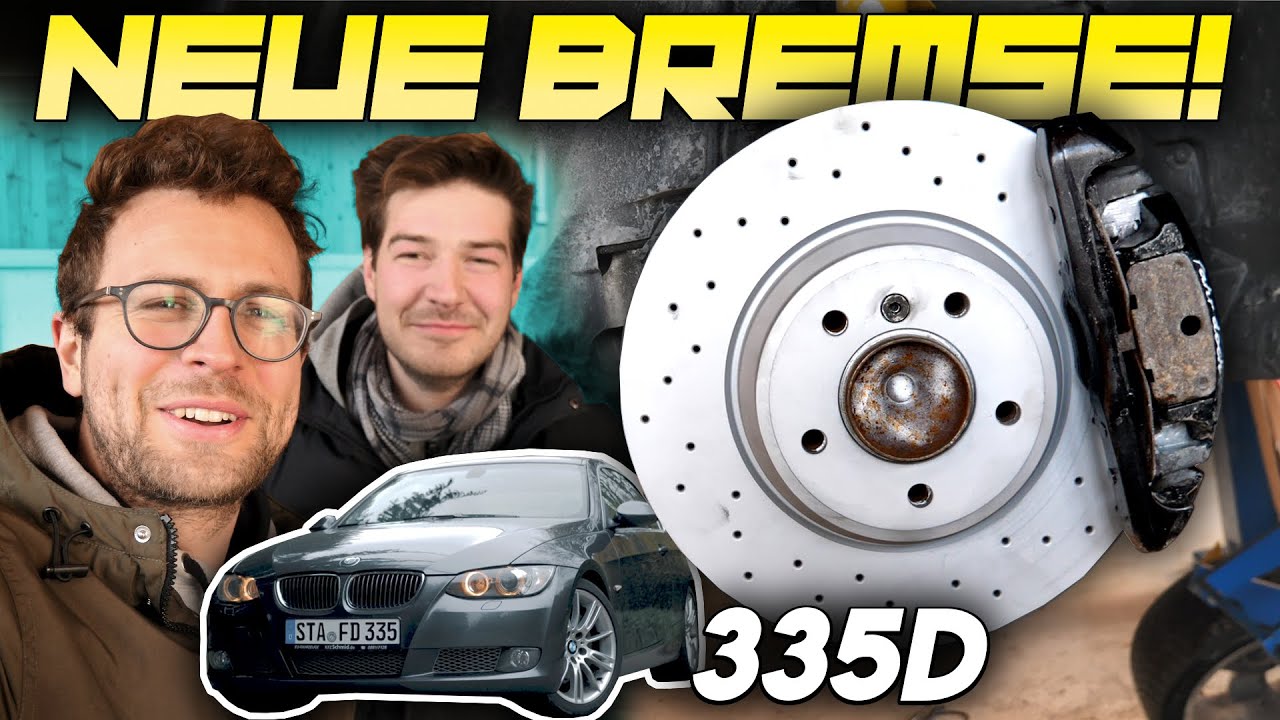 BMW E92 335D | NEUE BREMSE | Scheiben und Beläge montieren | Fahr doch