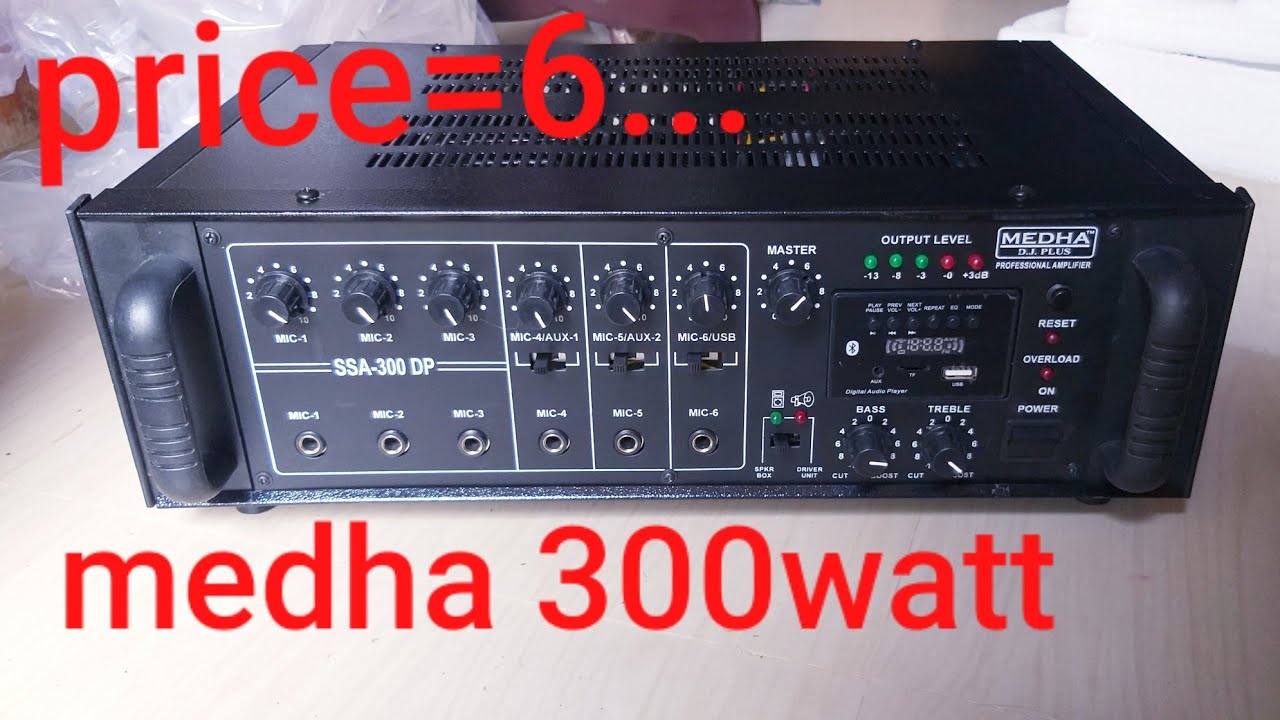 300watt medha amplifier unboxing