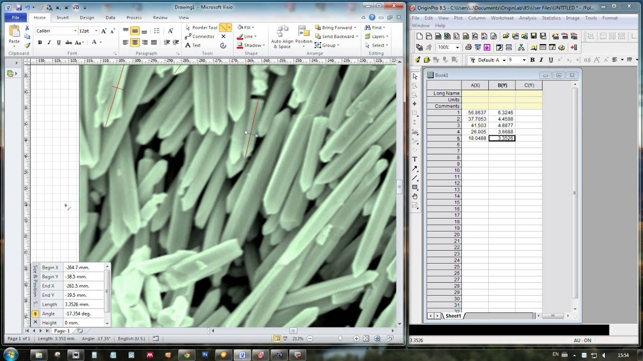 How to measure nanoparticle size distribution using SEM pic
