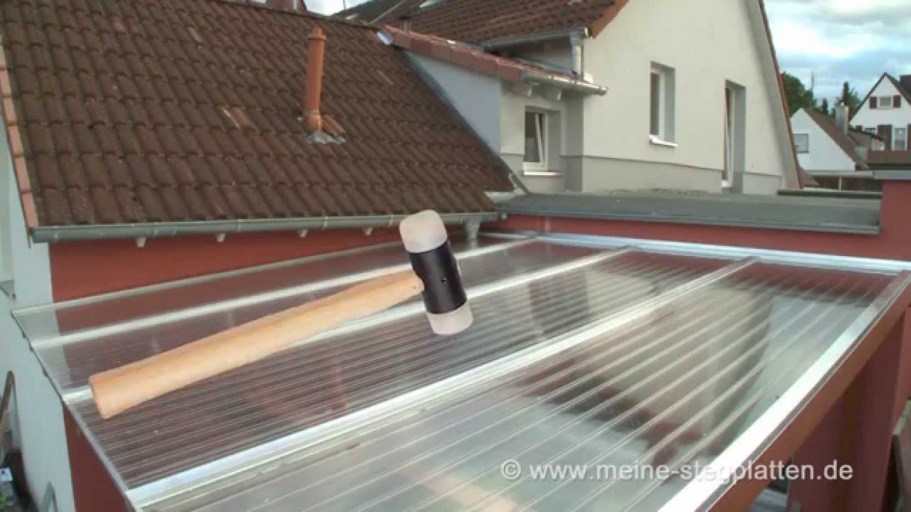 Verlegeanleitung Doppelstegplatten Alu mit PVC Klemmdeckel komplett