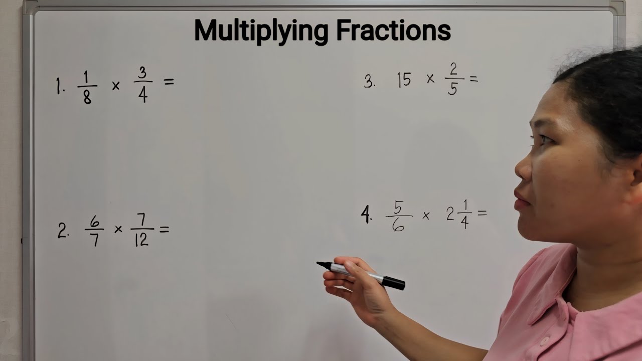 MULTIPLYING FRACTIONS