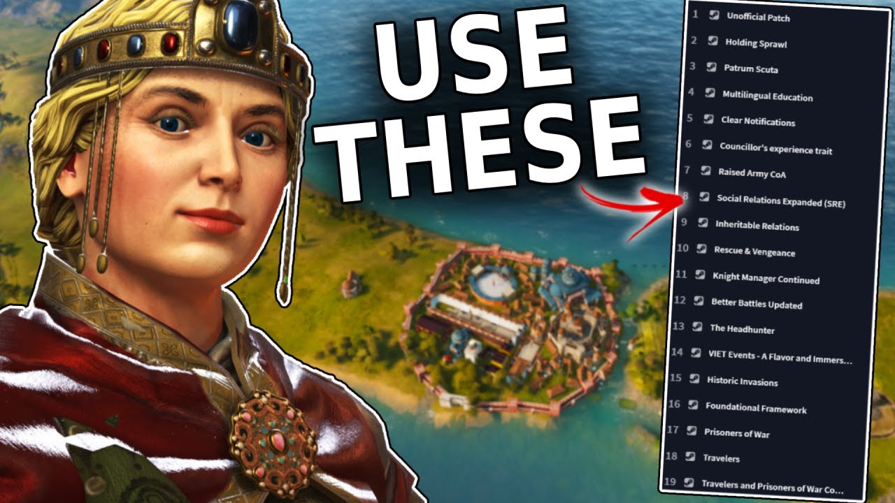 30 Essential Mods for Crusader Kings 3
