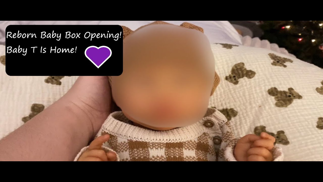 Reborn Baby Box Opening! Baby T Is Home! 🧸